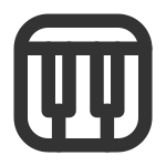 Piano SVG Icon